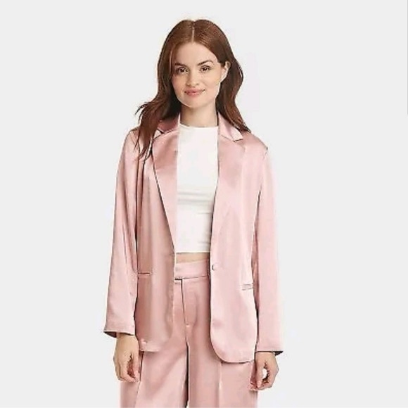 a new day Jackets & Blazers - a new day Blush Pink Women's Suit Jacket